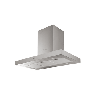 Exaustor Ilha Candy Idea em Inox com LED e Controlo Eletrónico - Twisted Media