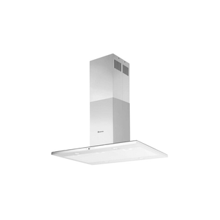 Exaustor Ilha Meireles 90cm Inox e Vidro Negro 600 m³/h - Twisted Media