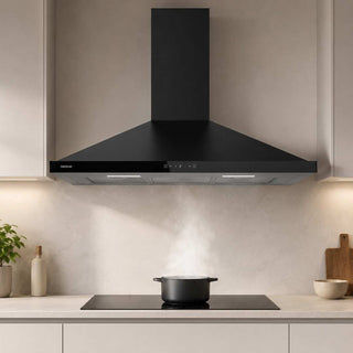 Exaustor Piramidal Cecotec Bolero Flux PT Black A+++ 90cm - Twisted  Media