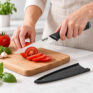 Faca de Chef Tefal Comfort 20cm Preta - Twisted Media