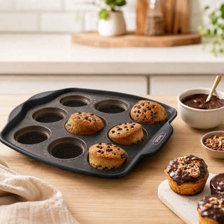 Forma de Silicone Tefal Crispybake para 9 Muffins - Twisted Media
