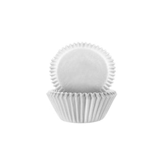 Forminhas de Pastelaria IBILI Antiaderentes em Papel Branco - Twisted Media 