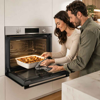 Forno Elétrico de Encastre 85L em Inox - Twisted Media