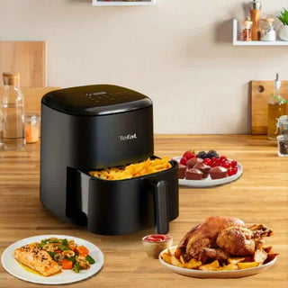 Fritadeira a Ar TEFAL Easy Fry Max 5L Preta - Twisted Media 