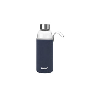 Garrafa de Vidro Ibili com Capa de Neoprene Azul - Twisted Media 