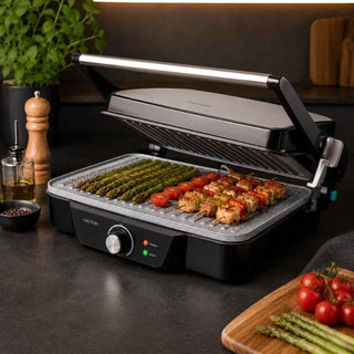Grelhador Elétrico Rock'nGrill 1500 Stone Ceramic Mix Grill Cecotec - Twisted Media