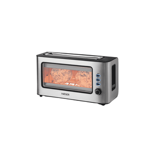 HAEGER Torradeira com janela de vidro 1000watt - Twisted Media 