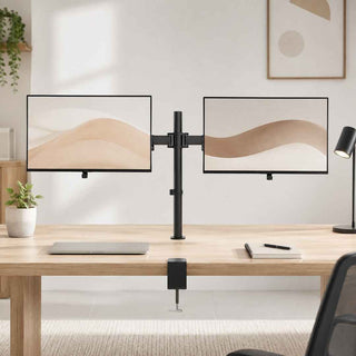 Haeger Double Suporte Duplo de Secretária para Monitor 13 a 27 - Twisted Media