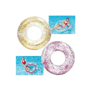 INTEX Boia inflável redonda com glitter 119cm - Twisted Media 