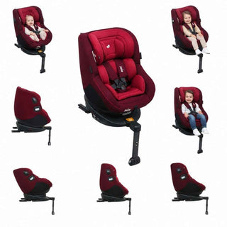 JOIE Spin 360º Merlot – Cadeira ISOFIX Giratória dos 0 aos 4 Anos - Twisted Media
