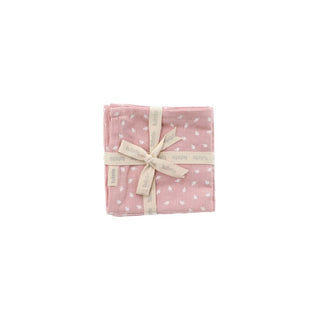 Kit de Musselinas Tutete Leaves Pink 100% Algodão - Twisted Media 