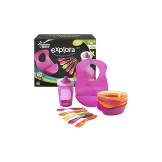 Kit de alimentação e bebida TOMMEE TIPPEE para meninas - Twisted Media 
