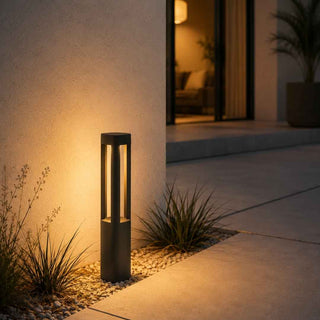 Lâmpada de Iluminação Externa LED Bollard - Twisted Media