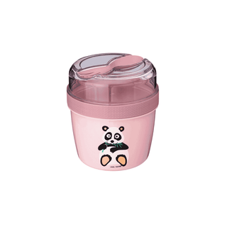 Lancheira Carl Oscar Snack N’ice Cup Panda Pink com Disco de Resfriamento - Twisted Media