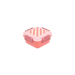 Lancheira Monnëka Grande Stripes Bloom & Blush 780ml Rosa - Twisted Media