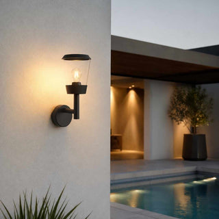 Luminária de Parede Exterior com Sensor Infravermelho E27 - Twisted Media
