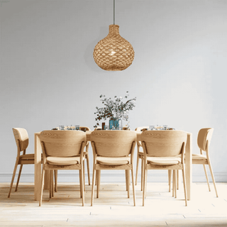 Luminária Pendente Decorativa Rattan E27 Preta - Twisted Media