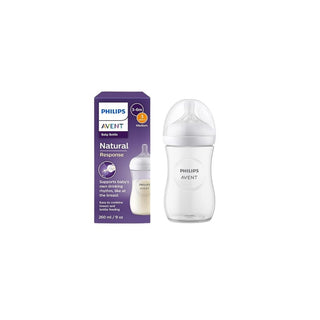 Mamadeira Philips Avent Natural Response – 260 ml Fluxo 3 - Twisted Media 
