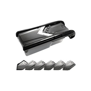 Mandolina em V IBILI para Corte de Alimentos Aço Inox Twisted Media 