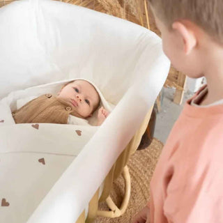 Manta de Bebé CHILDHOME com Corações 75x75 cm 