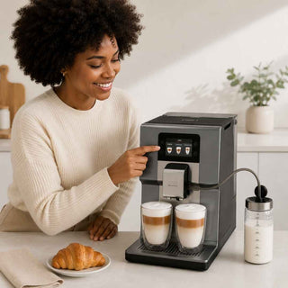 Máquina de Café Automática KRUPS Premium com Moedor Integrado - Twisted Media