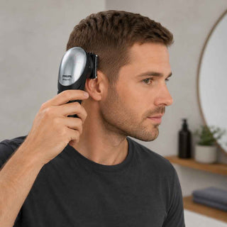 Máquina de Cortar Cabelo Philips DIY com Cabeça Giratória 180° - Twisted Media