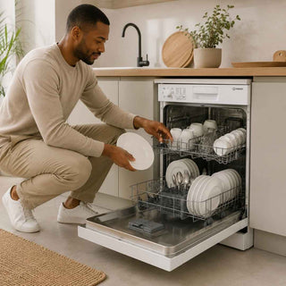 Máquina de Lavar Loiça Indesit 13 Talheres com Push Go e Display LED - Twisted Media 