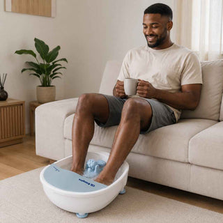 Massajador de Pés Elétrico com 3 Modos e Função de Hidromassagem - Twisted Media