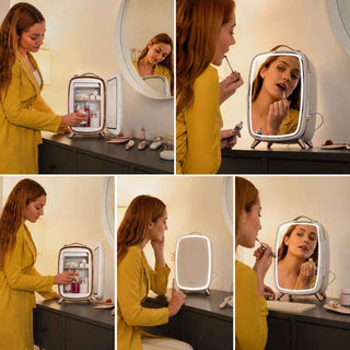Mini Frigorífico para Cosméticos Cecotec 6L com Espelho e Luz LED -  Twisted Media