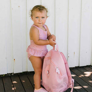 Mochila Infantil Monnëka Whale Pink - Twisted Media