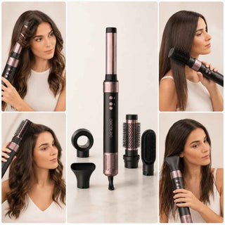 Modelador Multifunções Cecotec CeramicCare 14 em 1 AirGlisse Preto - Twisted Media