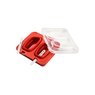 Molde de Gelados IBILI 3D em Silicone com Tampa Twisted Media 