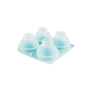 Molde de Gelo IBILI XL com 4 Esferas em Silicone - Twisted Media