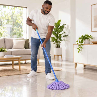 Mop Spontex Mosaik Multifibra com Cabo Telescópico - Twisted Media