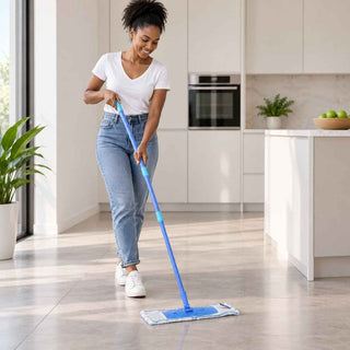 Mop de Microfibra Spontex com Cabo Telescópico 80–140cm - Twisted Media