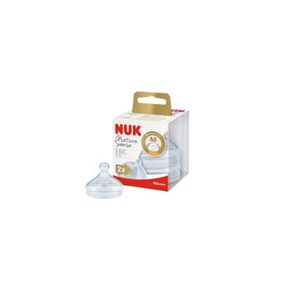 NUK Nature Sense Tetina Silicone 1M 0-6M – Fluxo Médio Natural para Bebés - Twisted Media 