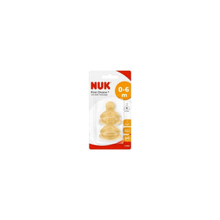 NUK Tetina Látex S1 0-6m 2bl Médio - Twisted Media 