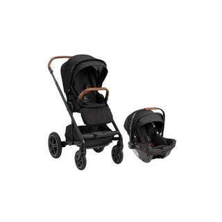Nuna MIXX Next Caviar Travel System - Twisted Media 