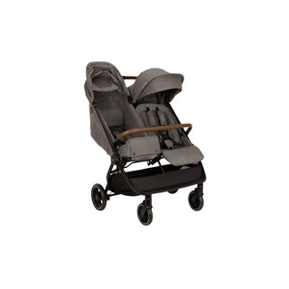 Nuna TRVL Dubl Granite – Carrinho Duplo Compacto - Twisted Media 