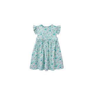 Vestido Infantil Verde PUKATUKA 100% Algodão Liberty - Twisted Media