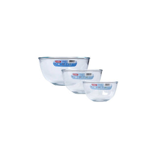 PYREX Conjunto de 3 Tigelas de Vidro Redondas  - Twisted Media