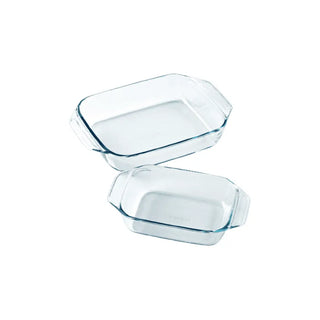 PYREX Tigela De Vidro Com Tampa 2pcs 23cm e 34cm - Twisted Media