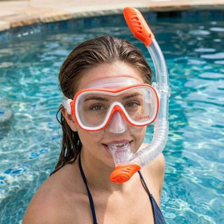 Pack Snorkel INTEX com Máscara e Tubo Easy Flow - Twisted Media