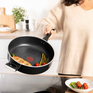Panela Antiaderente Tefal Unlimited Indução 26 cm - Twisted Media 