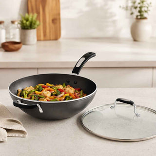Panela Wok Tefal 32cm com Tampa - Twisted Media