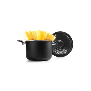 Panela para Massa Inducta 22 cm com Tampa Escorredora - Twisted Media