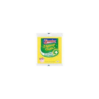 Panos-Esponja Spontex Wipe Premium em Celulose Natural – Pack de 3 - Twisted Media