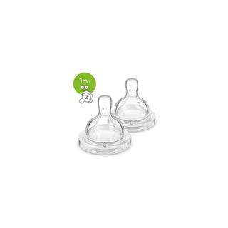 Philips AVENT Tetina Clássica Fluxo Lento 1M+ - Twisted Media