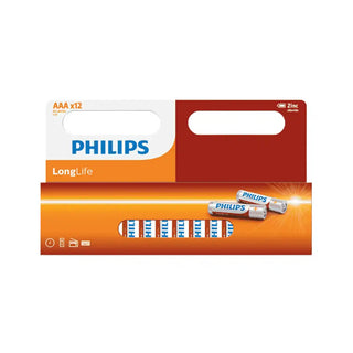 Pilhas Philips 1.5V Zinco -Twisted Media 