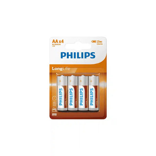 Pilhas Philips LongLife AA Zinco-Cloreto 1.5 V - Twisted Media 